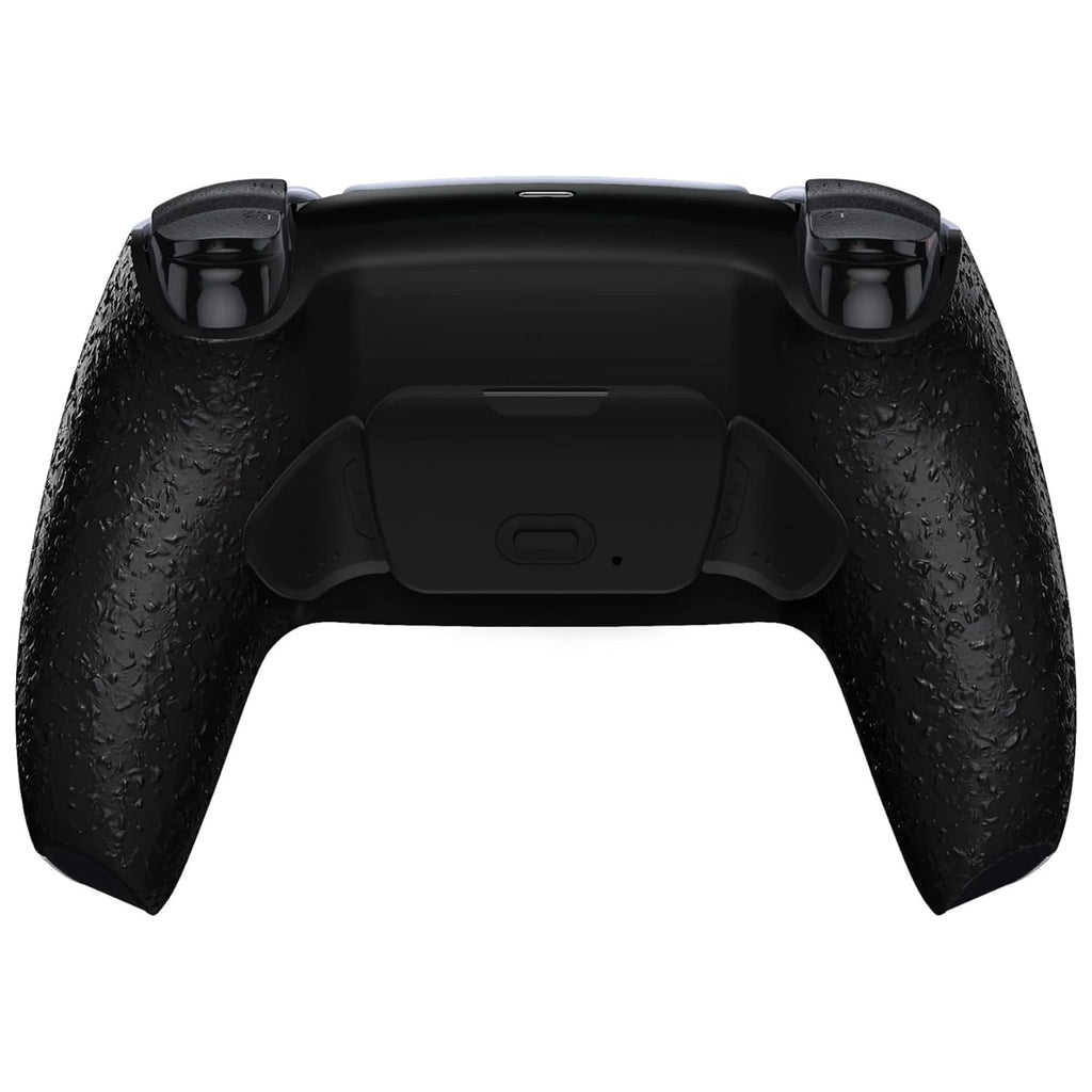 Textured Black Back Paddles Programable Rise V4 Remap Kit for PS5 Controller BDM-030 040 050 060, Upgrade Board Redesigned Back Shell Buttons Attachment for PS5 Controller - NO Controller