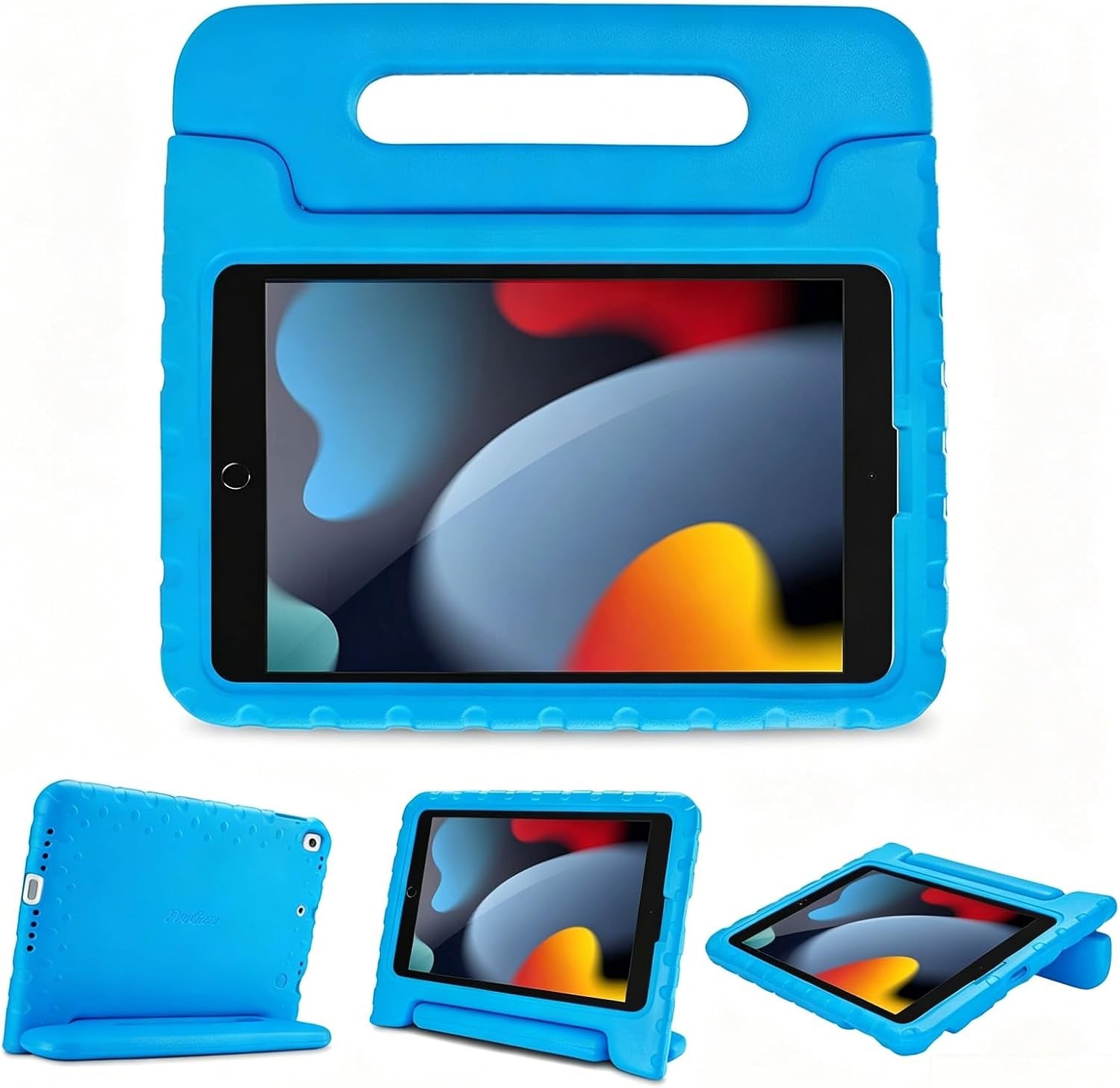Kids Case for Ipad 9Th Generation/Ipad 8/Ipad 7, Ipad 10.2 Case 2021 2020 2019/Ipad Air 10.5/Ipad Pro 10.5 Kids Case, Shockproof Lightweight Case with Convertible Handle -Blue | 2021